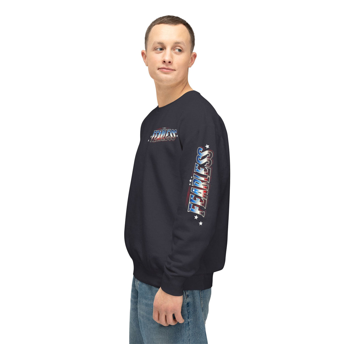 Fearless Power to the People Unisex Lightweight Crewneck Sweatshirt - Empowering Statement Apparel for Activists - NGOWE STORE