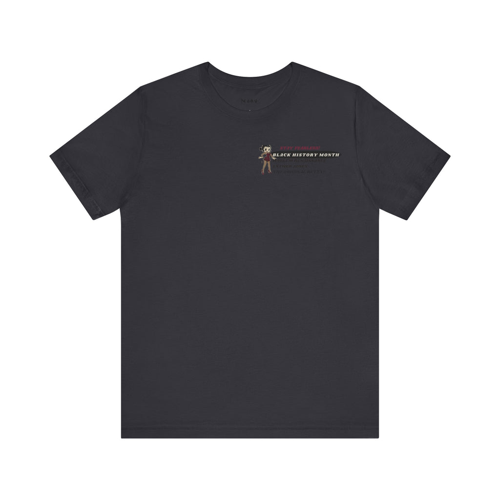 Harlem Renaissance Fearless Betty Boop Unisex Jersey Short Sleeve Tee - NGOWE STORE