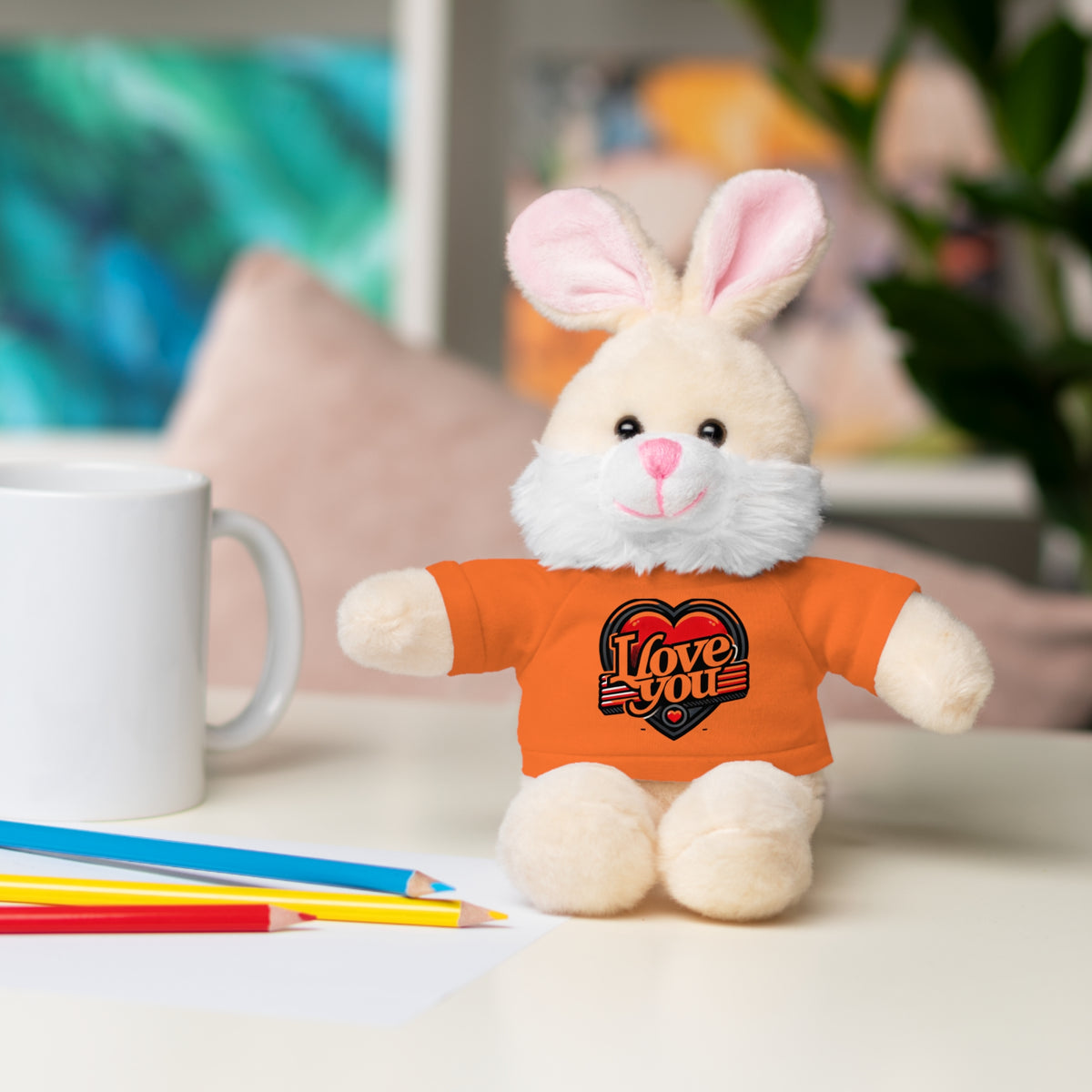I Love You Stuffed Animals with Tee - NGOWE STORE