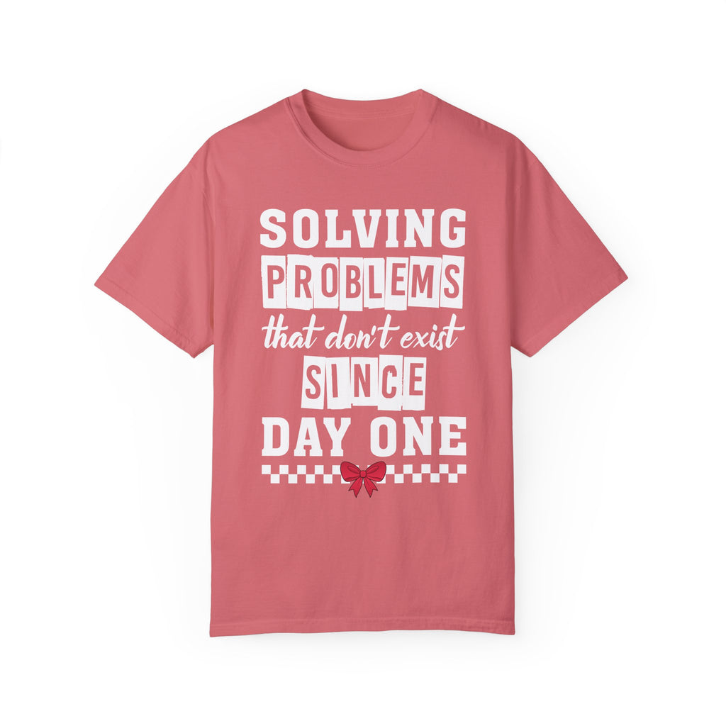 Suspect Solving Nonexistent Problem Unisex Garment-Dyed T-shirt - NGOWE STORE