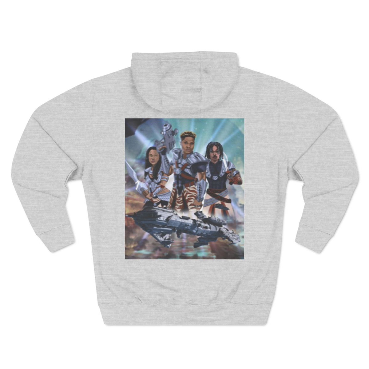 Fearless Warriors For Change Three-Panel Fleece Hoodie - NGOWE STORE
