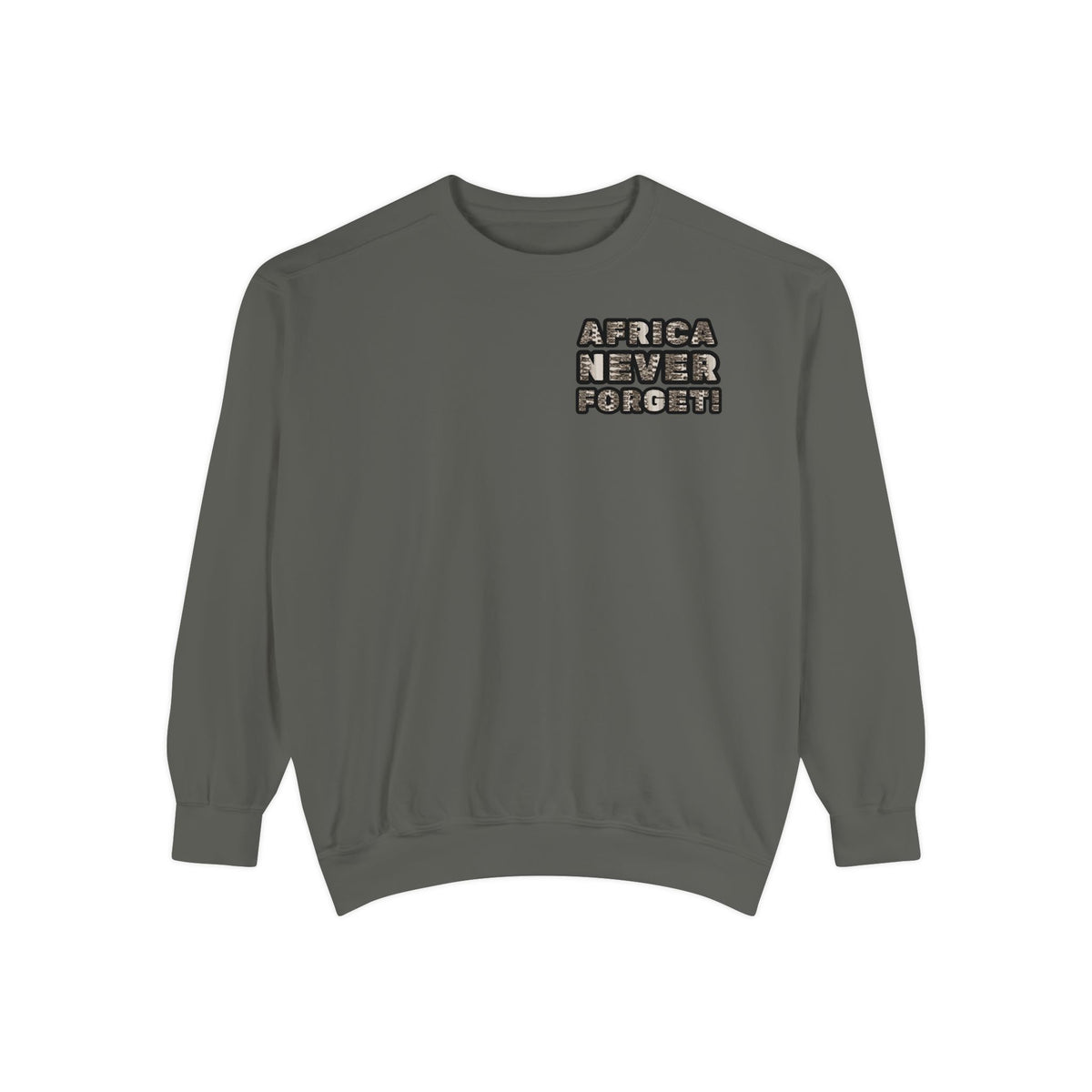 African Empowerment Unisex Garment-Dyed Sweatshirt - NGOWE STORE