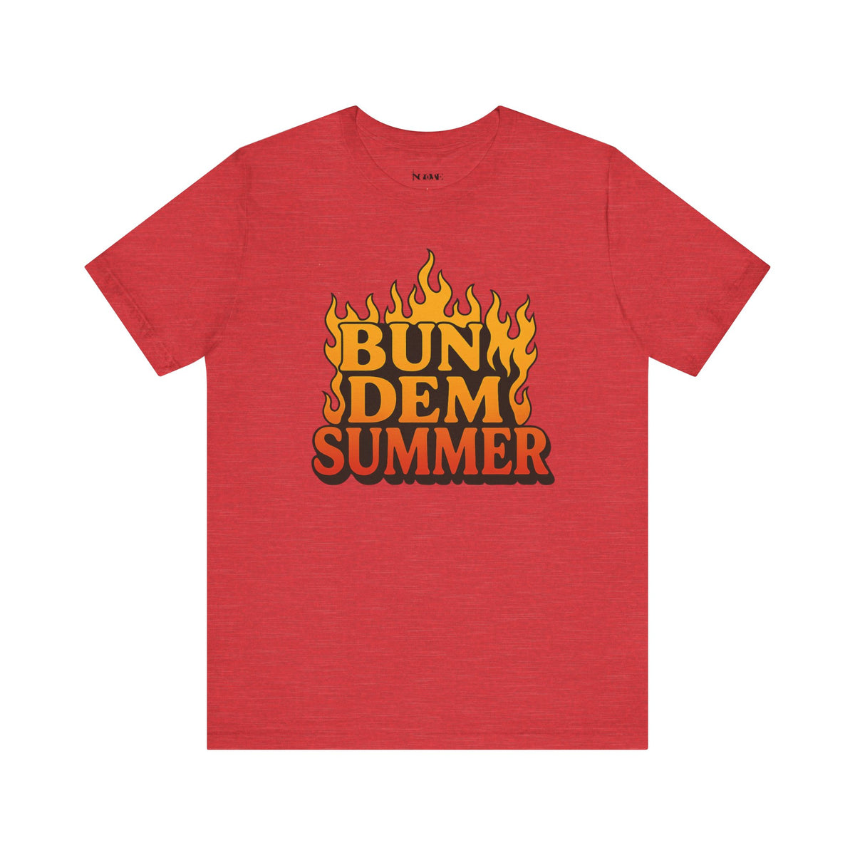 BUN DEM SUMMER Vibes! Graphic Tee - Unisex Short Sleeve T-Shirt, Fun Summer Outfit, Casual Wear, Beach Day Apparel, Gift for Summer Lovers - NGOWE STORE