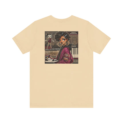 Harlem Renaissance Fearless Betty Boop Unisex Jersey Short Sleeve Tee