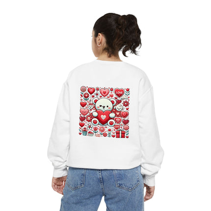 Fearless Valentines Love Unisex Garment-Dyed Sweatshirt