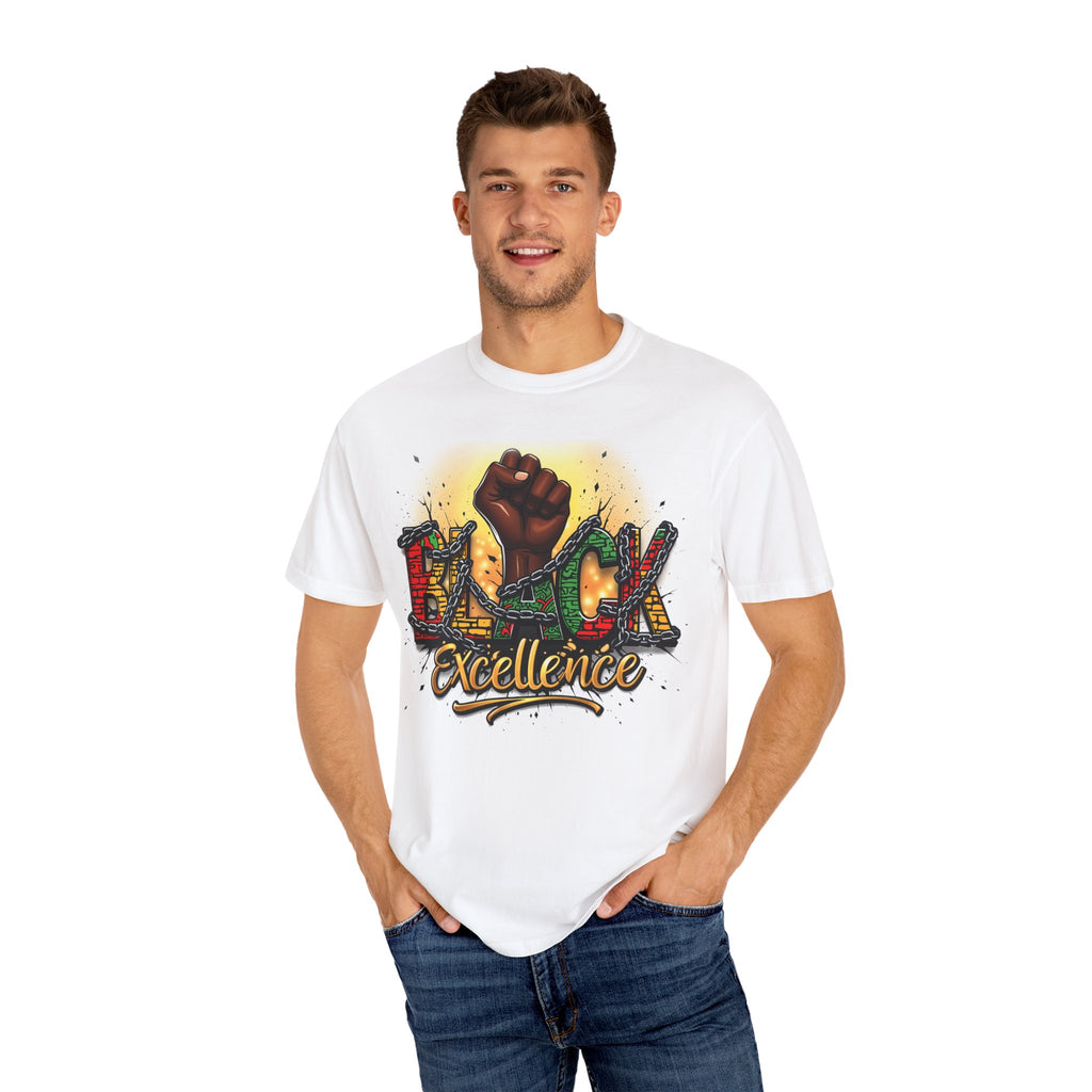 Black Excellence Unisex Garment-Dyed T-shirt - NGOWE STORE