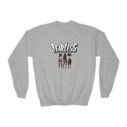 Fearless Friends and Sisters Youth Crewneck Sweatshirt - NGOWE STORE