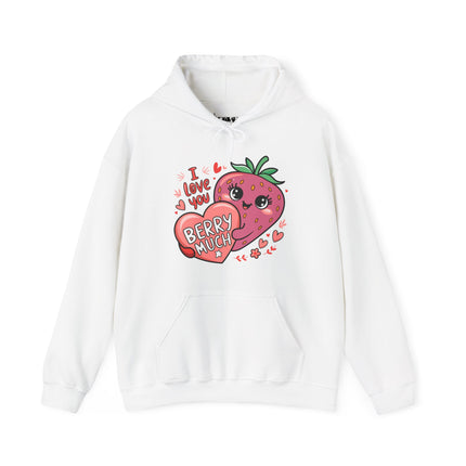 Love you Berry Much Unisex Heavy Blend™ Hooded Sweatshirt - NGOWE STORE