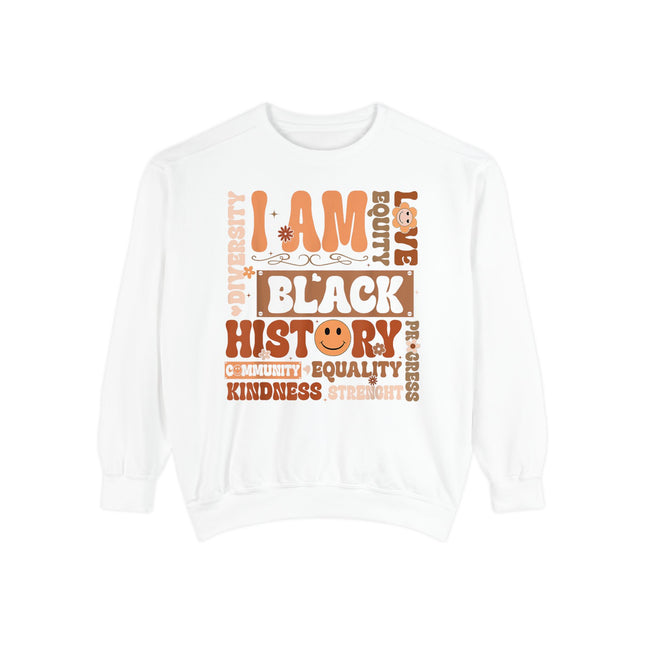 Black History Unisex Garment-Dyed Sweatshirt - NGOWE STORE