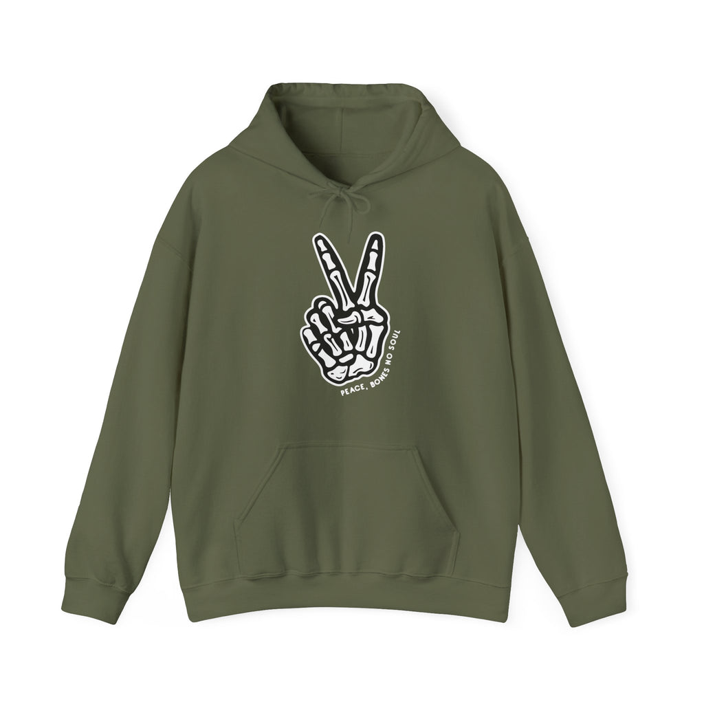 Peace Bone No Soul Unisex Heavy Blend™ Hooded Sweatshirt - NGOWE STORE