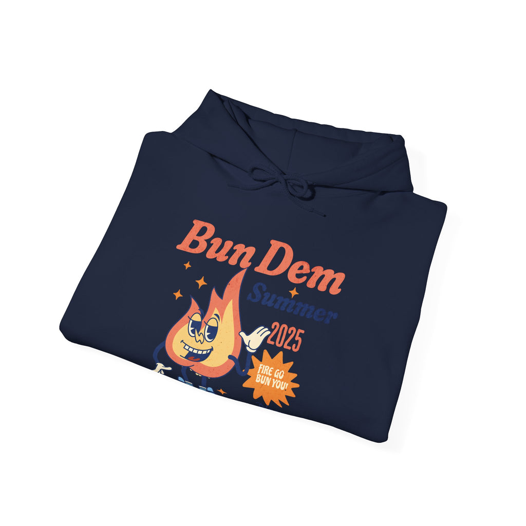 Bun Dem Summer Hoodie - Unisex Heavy Blend™ Sweatshirt, Chill Vibe, Perfect for Summer Parties, Gifts, Casual Wear, Streetwear - NGOWE STORE