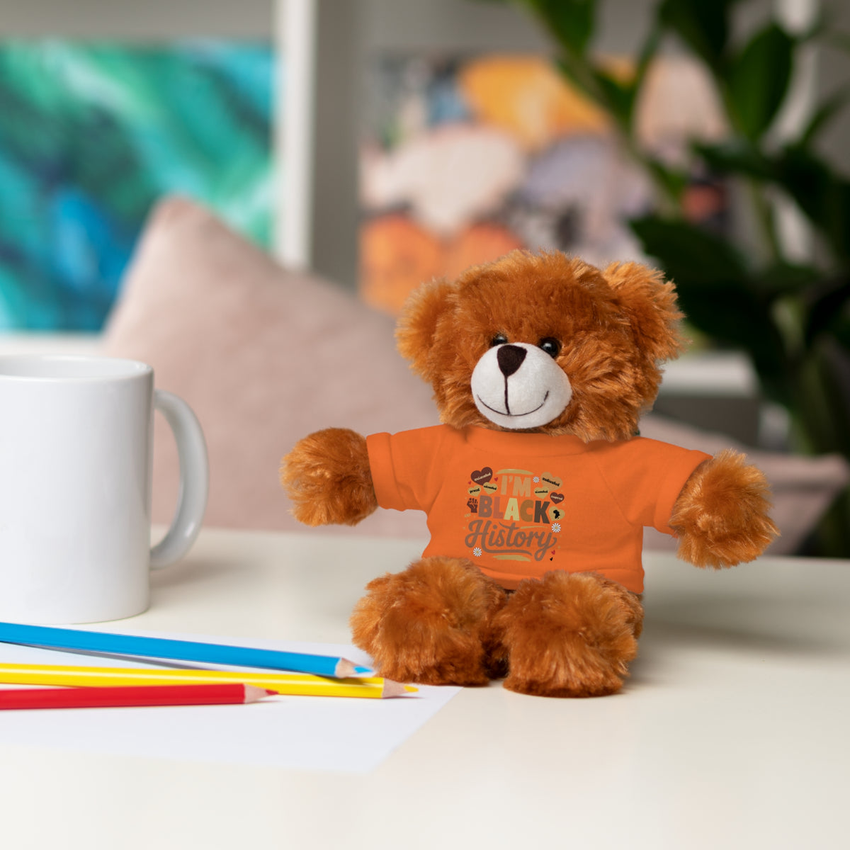 I'm Black History Stuffed Animals with Tee - NGOWE STORE