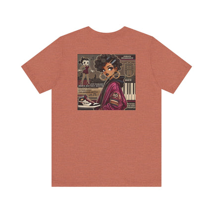 Harlem Renaissance Fearless Betty Boop Unisex Jersey Short Sleeve Tee