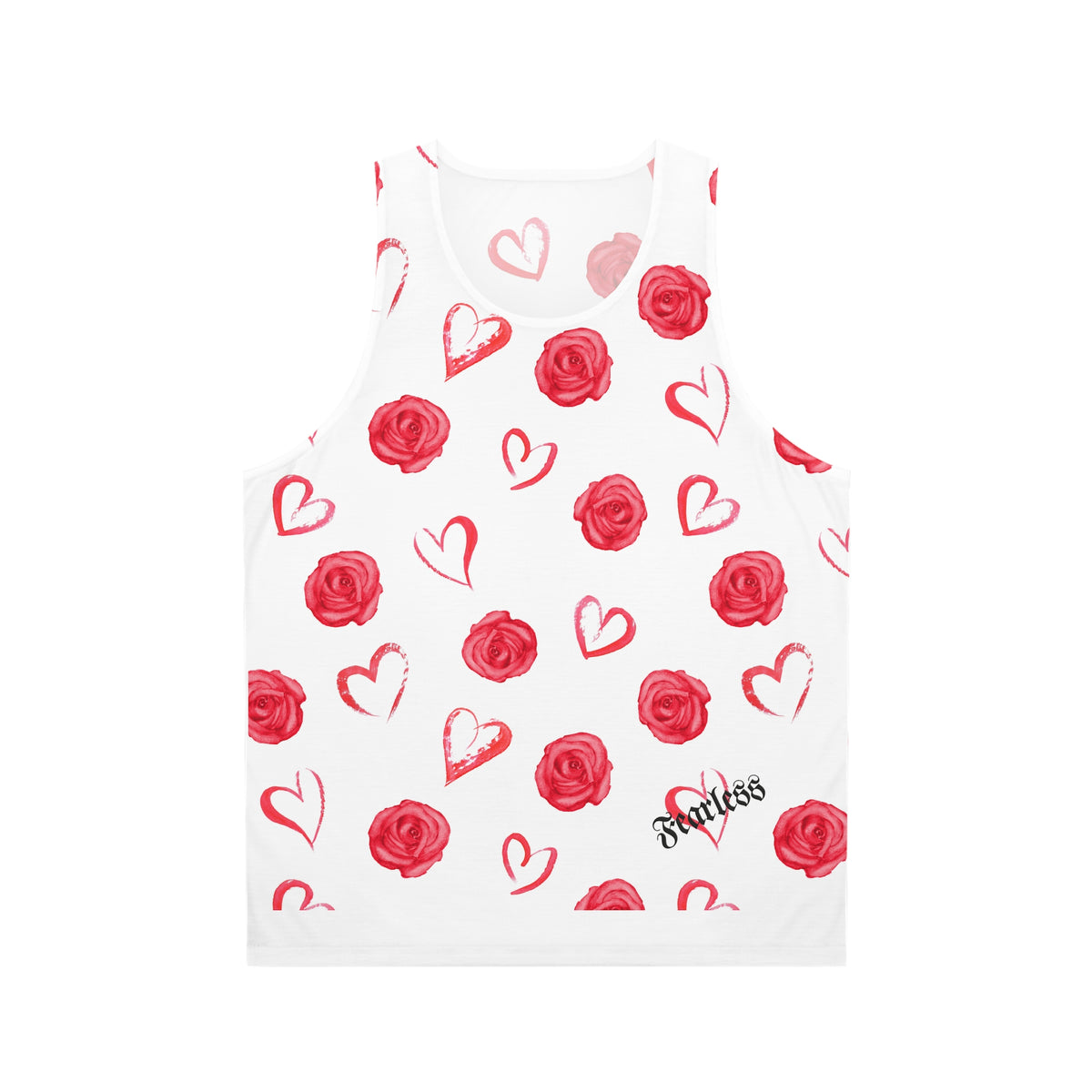 Fearless Hearts Unisex Tank Top (AOP) - NGOWE STORE