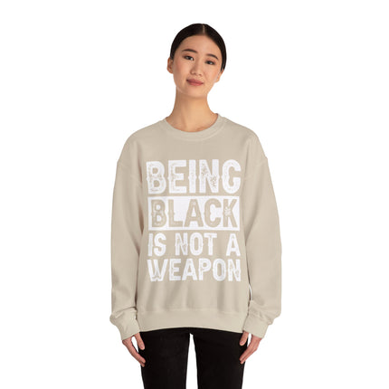 Positive Black Quote Unisex Heavy Blend™ Crewneck Sweatshirt - NGOWE STORE