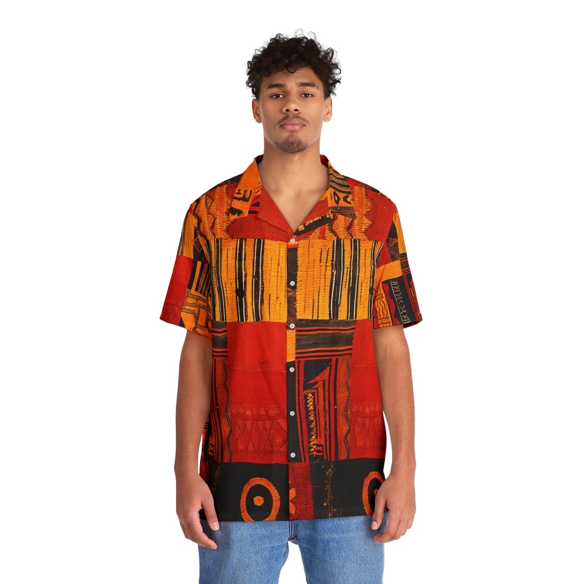 Casual Men's African Shirt (AOP) - NGOWE STORE