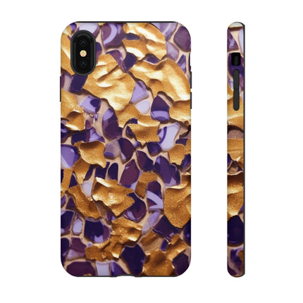 Gold and Purple Tough Cases