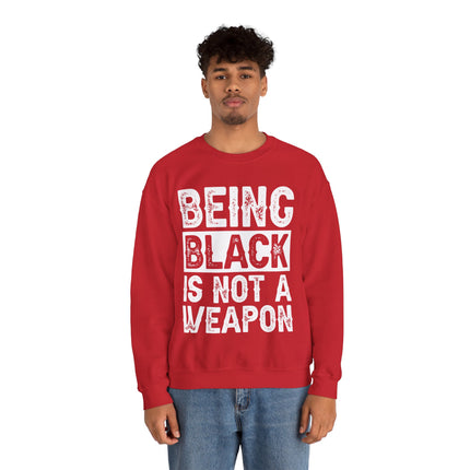 Positive Black Quote Unisex Heavy Blend™ Crewneck Sweatshirt - NGOWE STORE