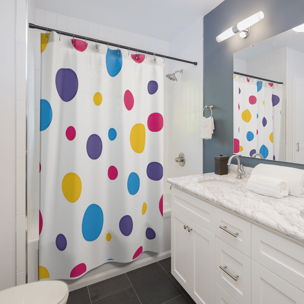Polka Dot Shower Curtains - NGOWE STORE
