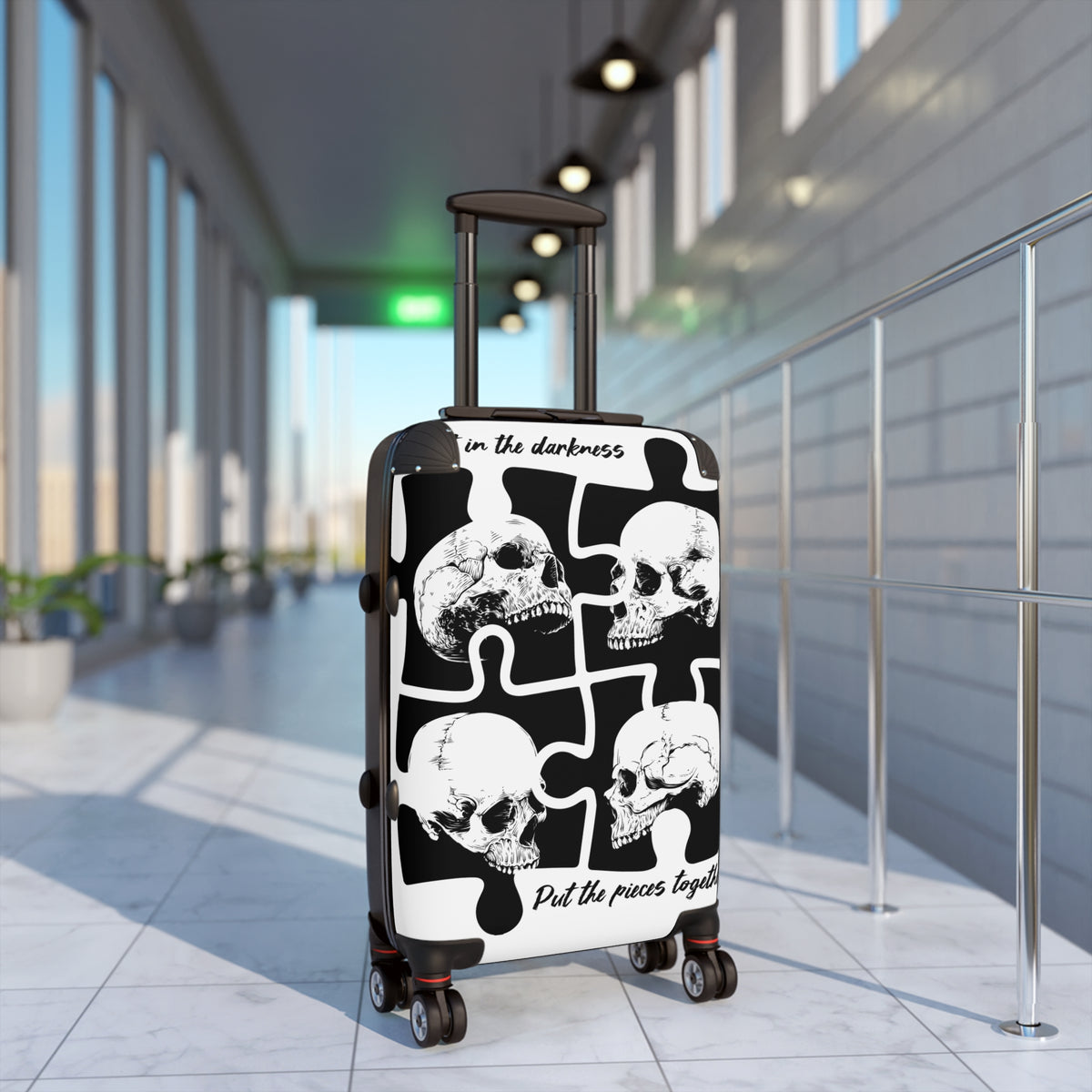 Skull Suitcase - NGOWE STORE