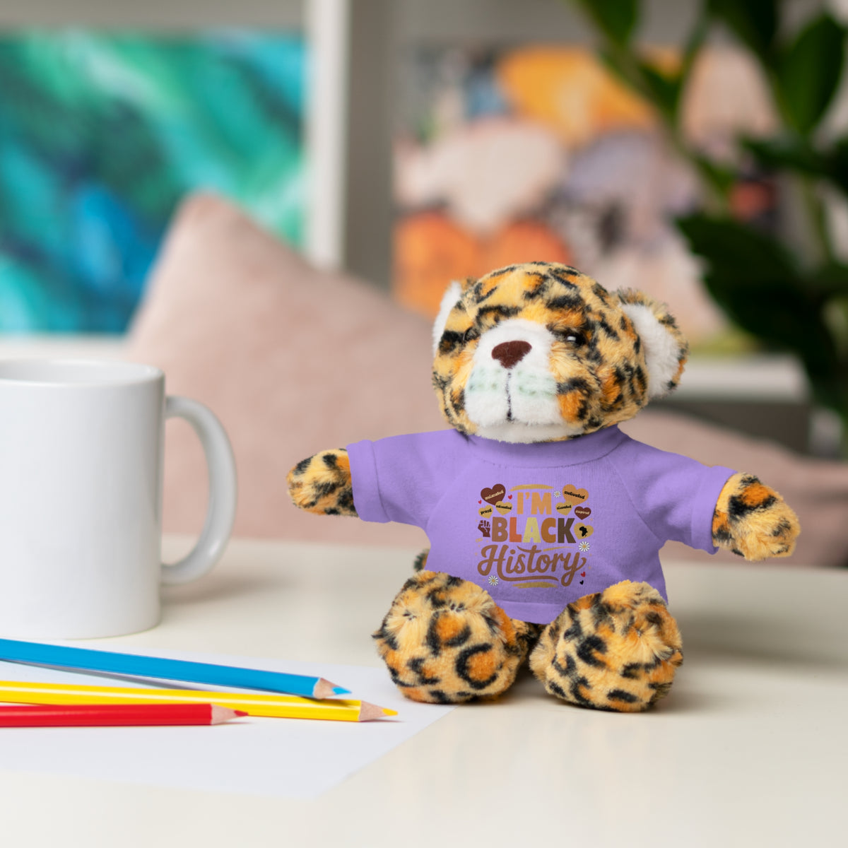 I'm Black History Stuffed Animals with Tee - NGOWE STORE