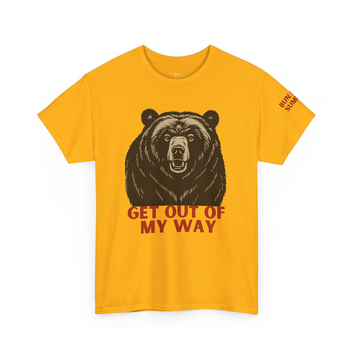 Bun Dem Summer Unisex Heavy Cotton Tee: Get Out of My Way T-Shirt Empire Edition for Wilderness Lovers, Casual Summer Wear, Gift for Him/Her, Outdoor Adventure [...] - NGOWE STORE