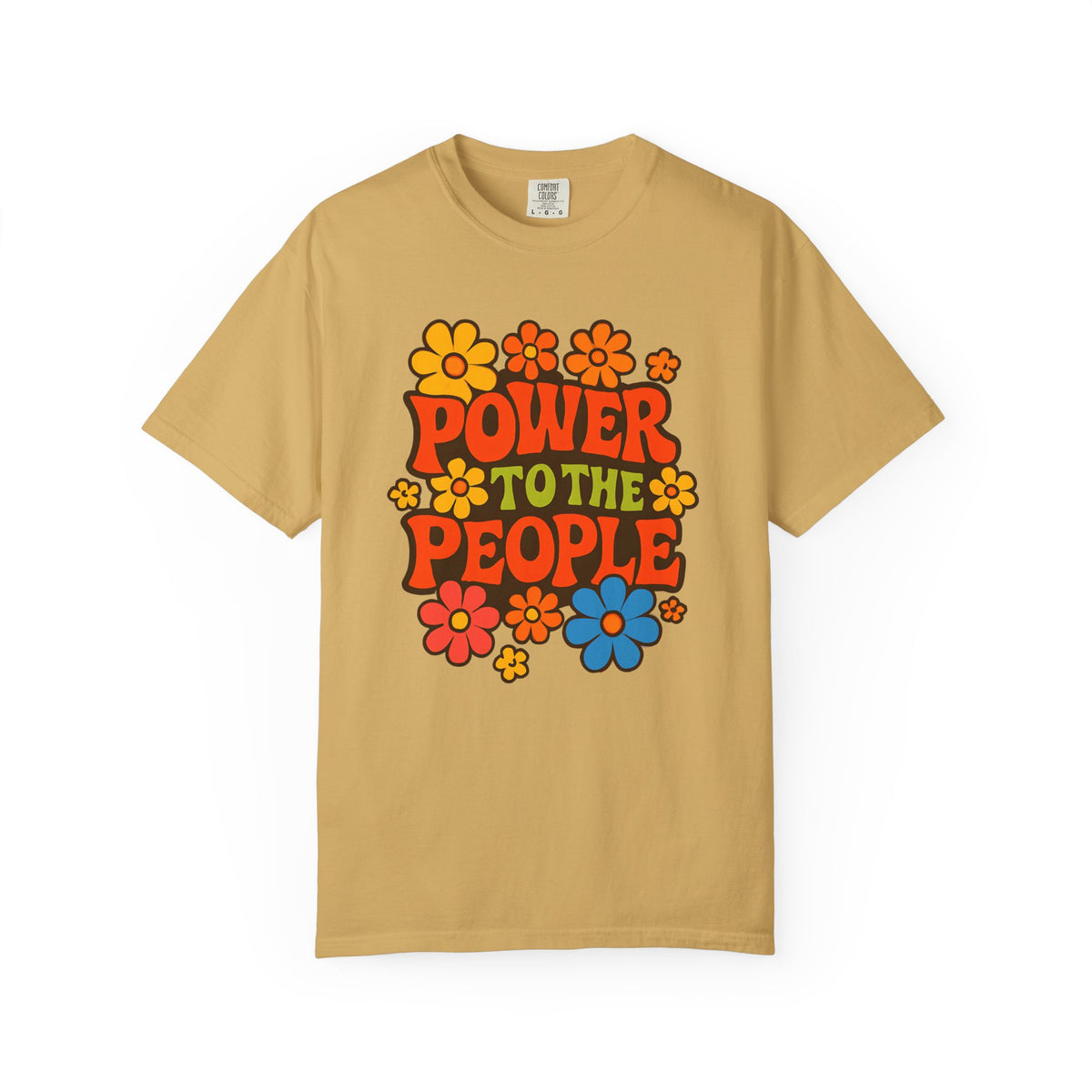 BUN DEM SUMMER 2025 Power to the People T-Shirt  - Empire Blaze Edition Vintage-Style Graphic T-Shirt: Bohemian Tee, Eco-Friendly Apparel, Gift for Activists, Summer Festival Wear - NGOWE STORE