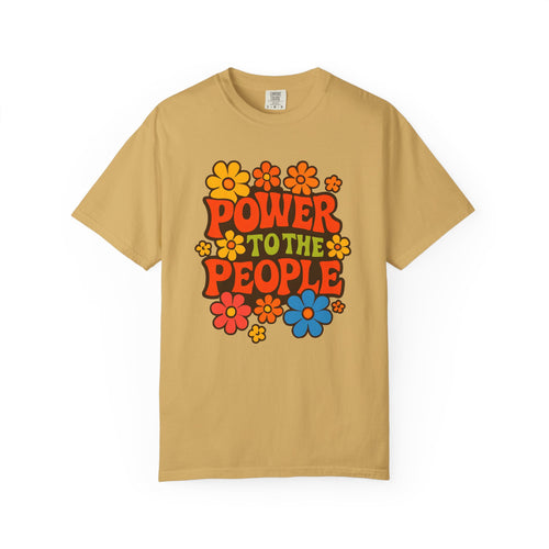 BUN DEM SUMMER 2025 Power to the People T-Shirt  - Empire Blaze Edition Vintage-Style Graphic T-Shirt: Bohemian Tee, Eco-Friendly Apparel, Gift for Activists, Summer Festival Wear - NGOWE STORE