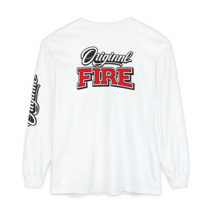 ORIGINAL FIRE™ 2026 — Fearless Long Sleeve. Unisex Garment-dyed Long Sleeve T-Shirt