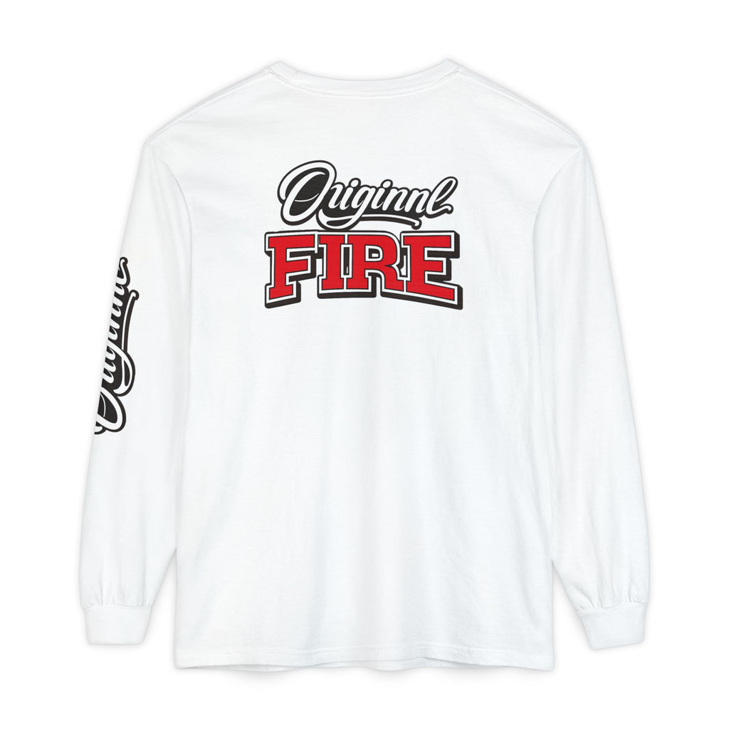 ORIGINAL FIRE™ 2026 — Fearless Long Sleeve. Unisex Garment-dyed Long Sleeve T-Shirt - NGOWE STORE