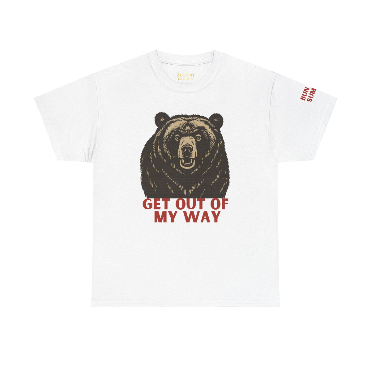Bun Dem Summer Unisex Heavy Cotton Tee: Get Out of My Way T-Shirt Empire Edition for Wilderness Lovers, Casual Summer Wear, Gift for Him/Her, Outdoor Adventure [...] - NGOWE STORE