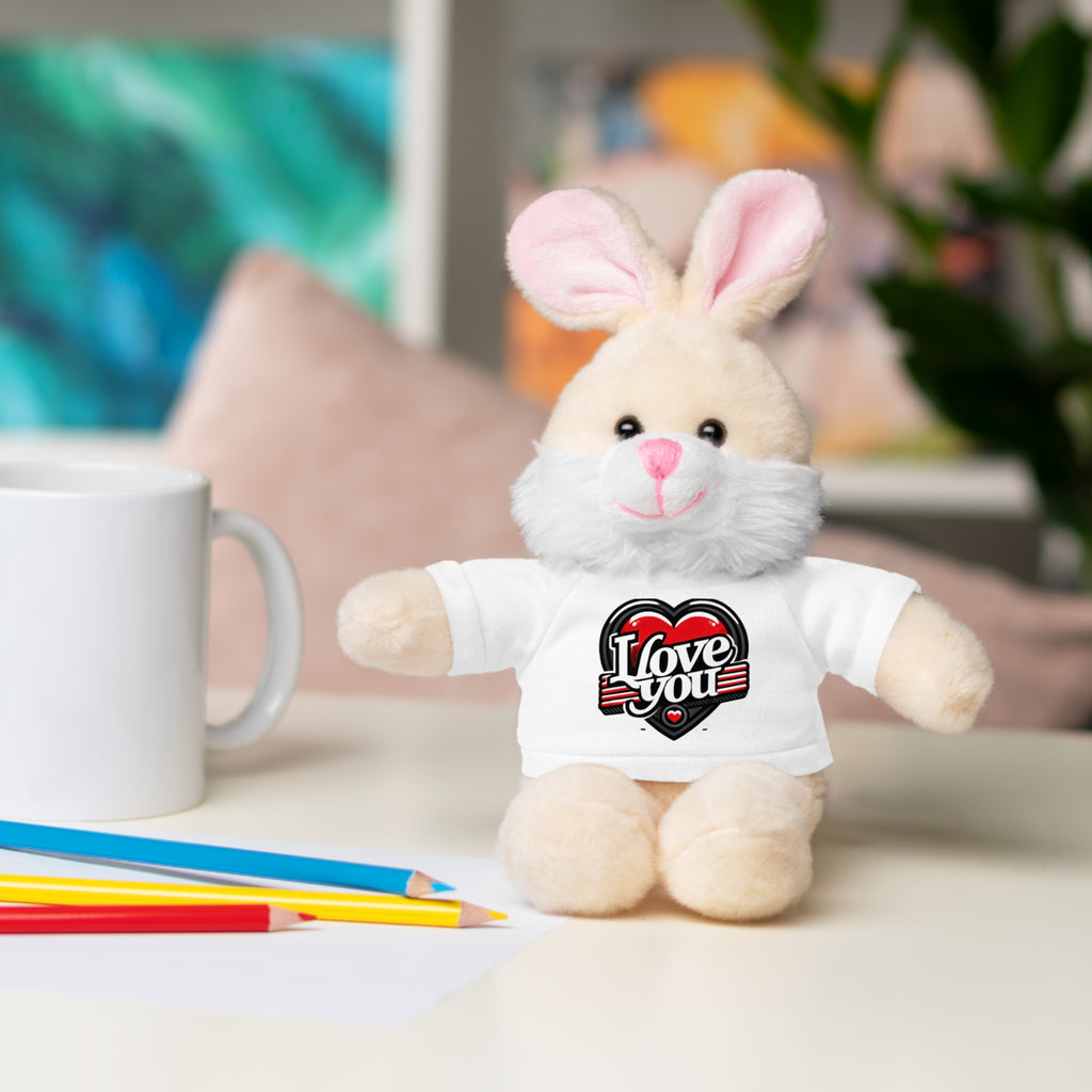 I Love You Stuffed Animals with Tee - NGOWE STORE