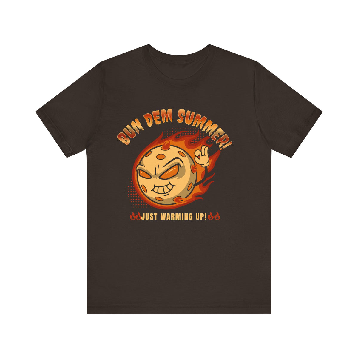 Unisex Summer Vibe Tee - 'Bun Dem Summer!' Graphic Shirt, Casual Wear, Gift for Friends, Summer Party Outfit, Beachwear - NGOWE STORE