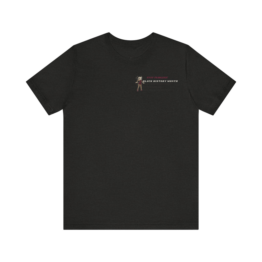 Harlem Renaissance Fearless Betty Boop Unisex Jersey Short Sleeve Tee - NGOWE STORE