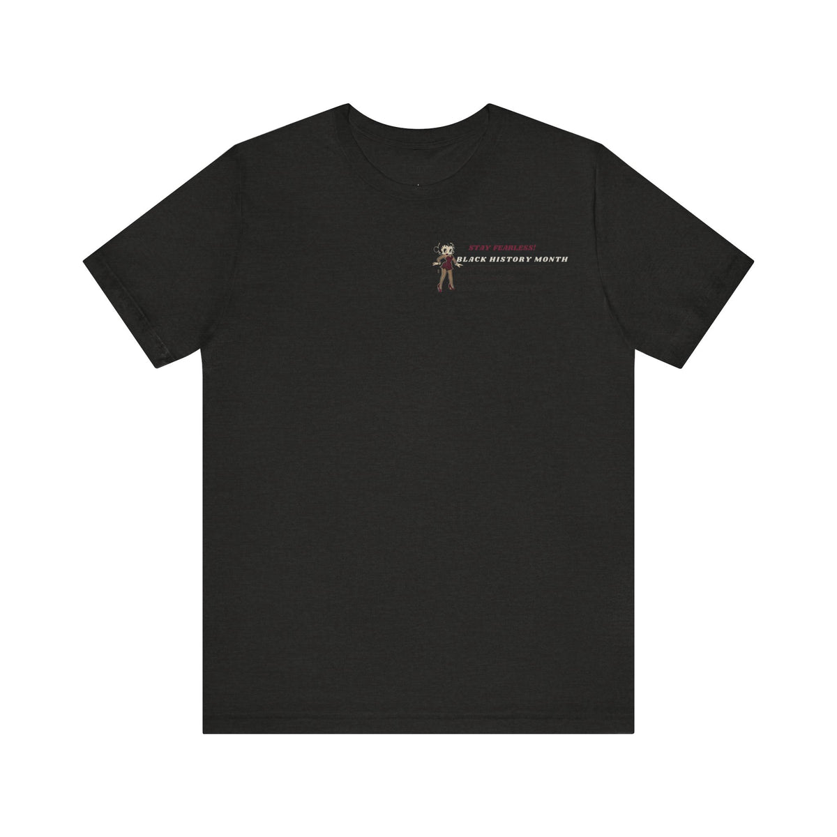 Harlem Renaissance Fearless Betty Boop Unisex Jersey Short Sleeve Tee - NGOWE STORE