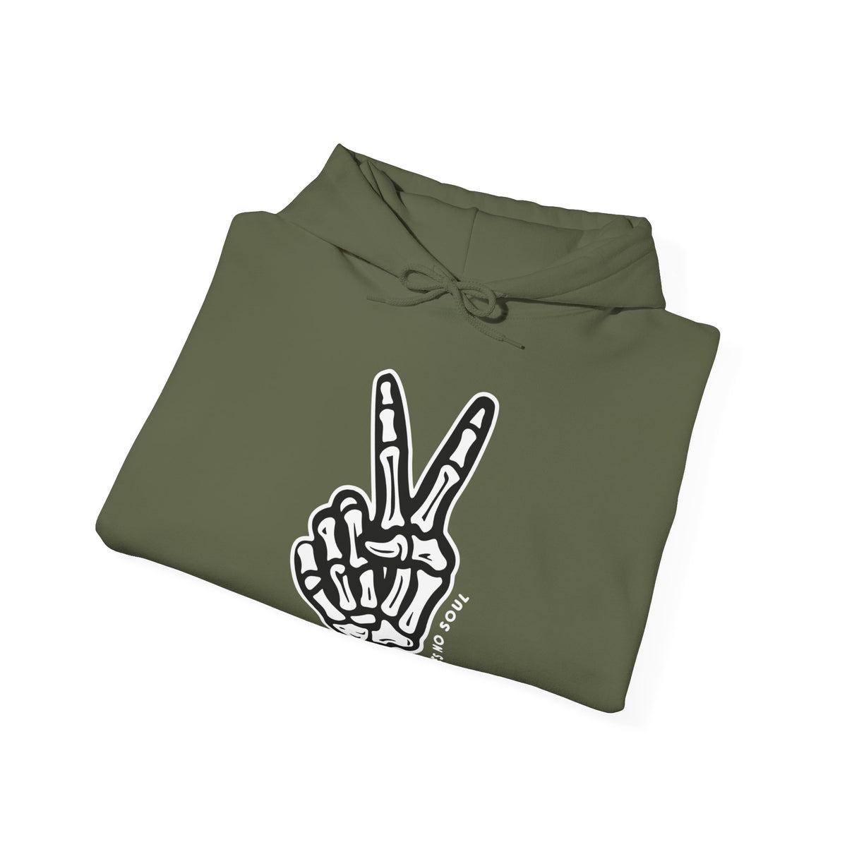 Peace Bone No Soul Unisex Heavy Blend™ Hooded Sweatshirt - NGOWE STORE