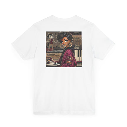 Harlem Renaissance Fearless Betty Boop Unisex Jersey Short Sleeve Tee