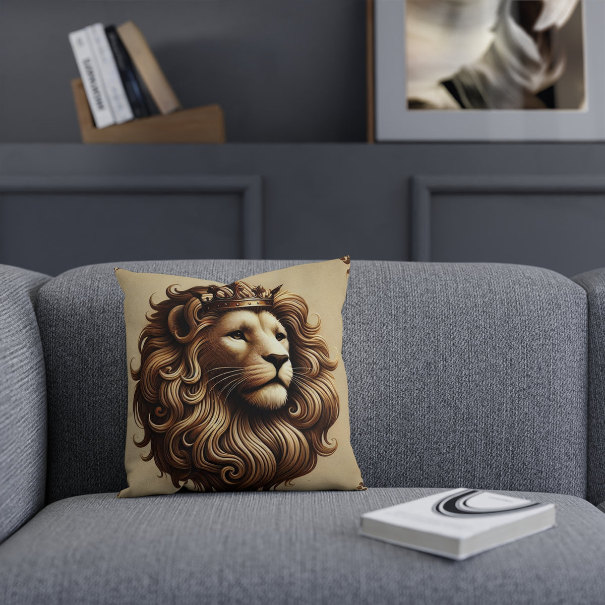 Lion Head Cushion - NGOWE STORE