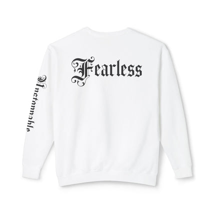 Fearless Statement AdeAde Crewneck Sweatshirt – White Edition Unisex Lightweight - NGOWE STORE
