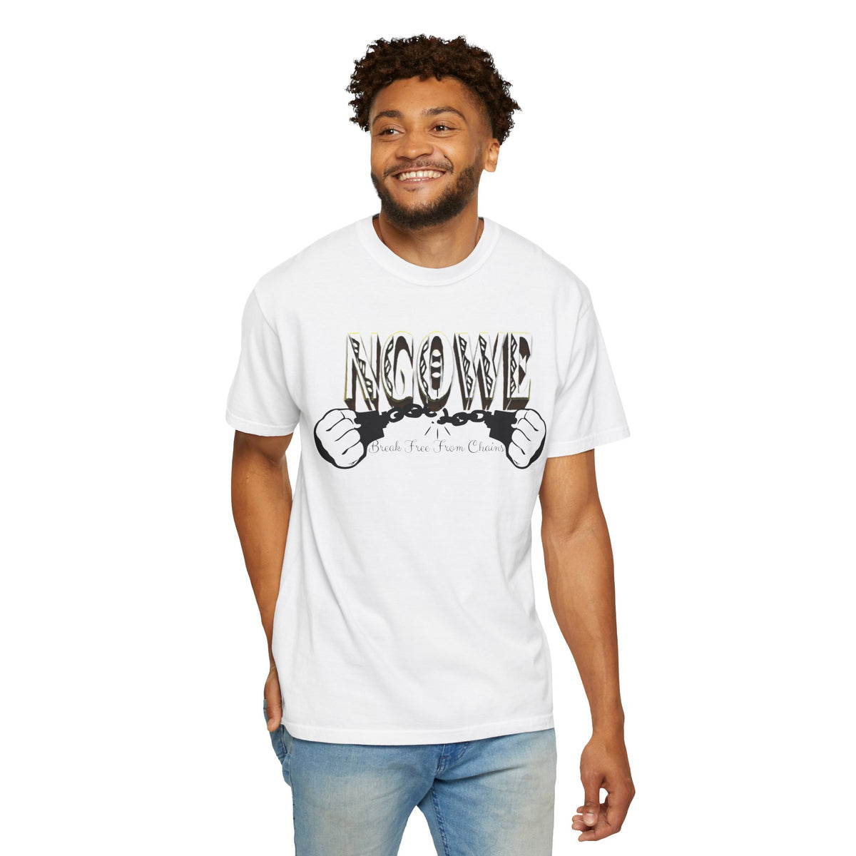 NGOWE Break Free From Chains Unisex Garment-Dyed T-shirt - NGOWE STORE