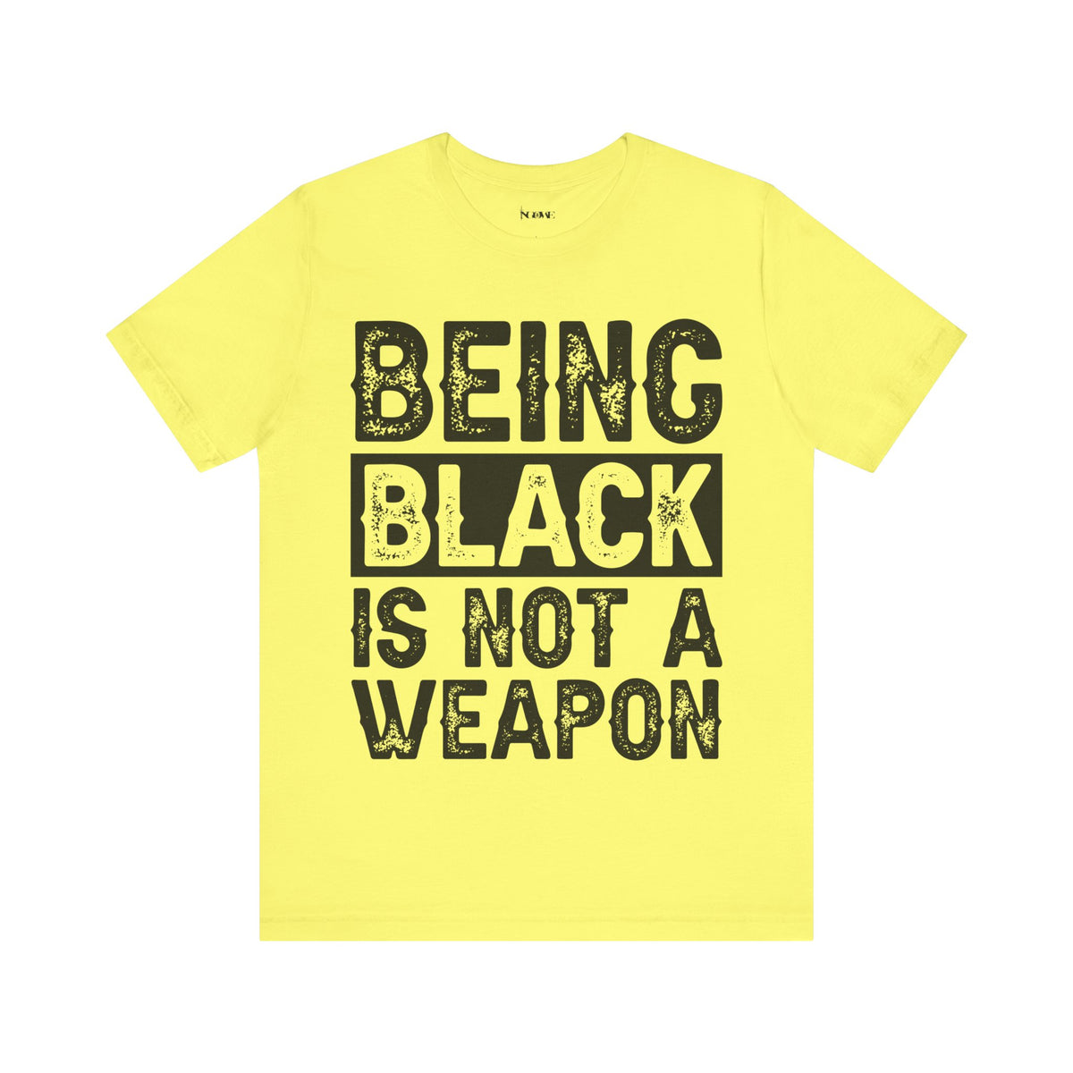 Being Black Not  A Weapon - Unisex Jersey Short Sleeve Tee - NGOWE STORE