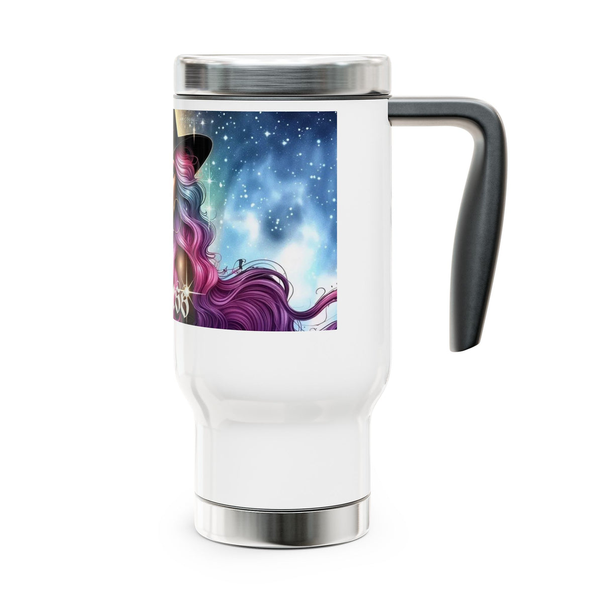 Fearless Stainless Steel Travel Mug with Handle, 14oz - NGOWE STORE