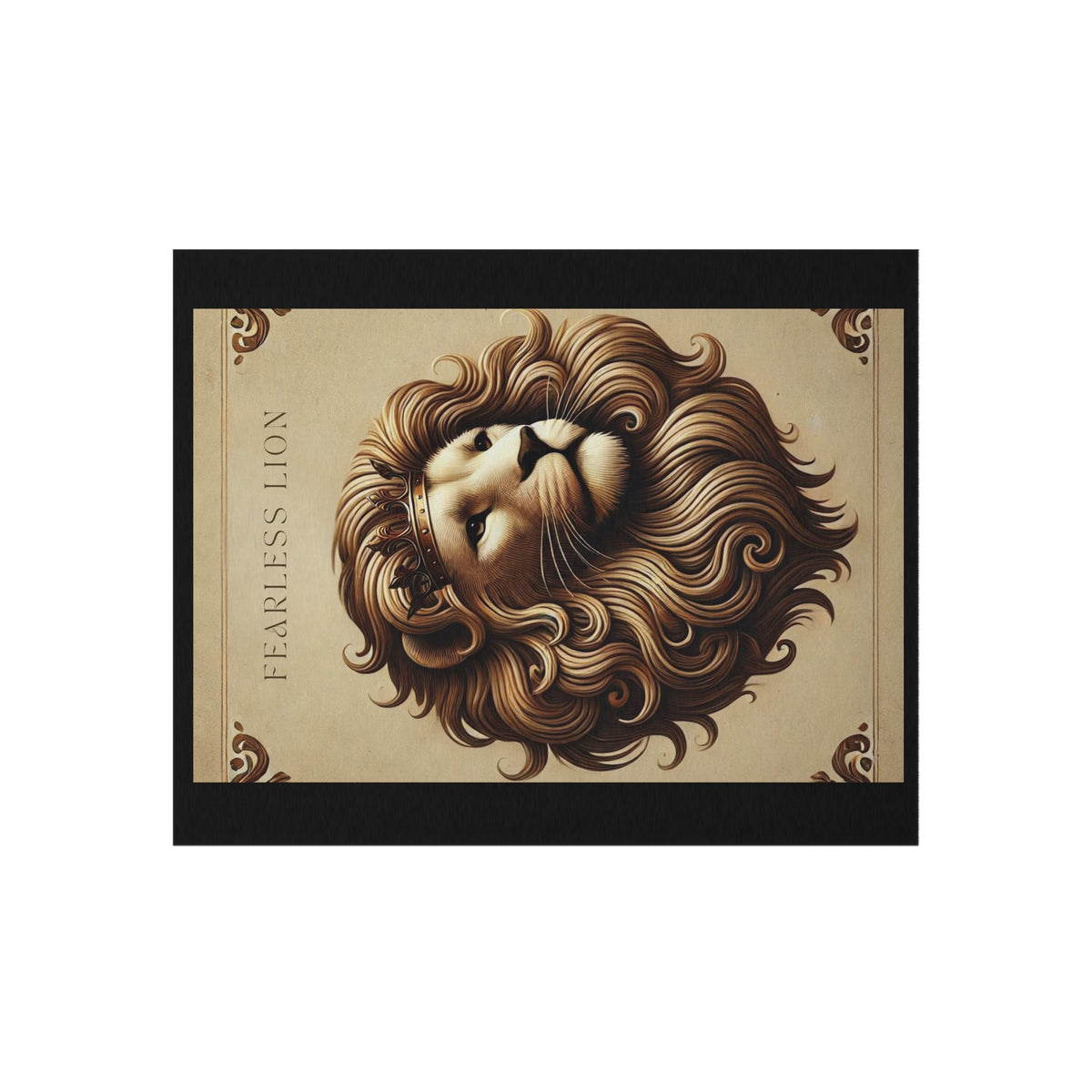 Fearless Lion Outdoor Rug - NGOWE STORE