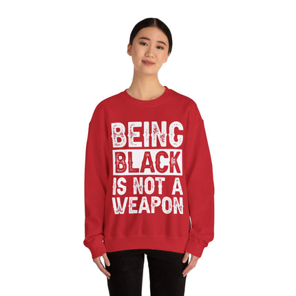 Positive Black Quote Unisex Heavy Blend™ Crewneck Sweatshirt - NGOWE STORE