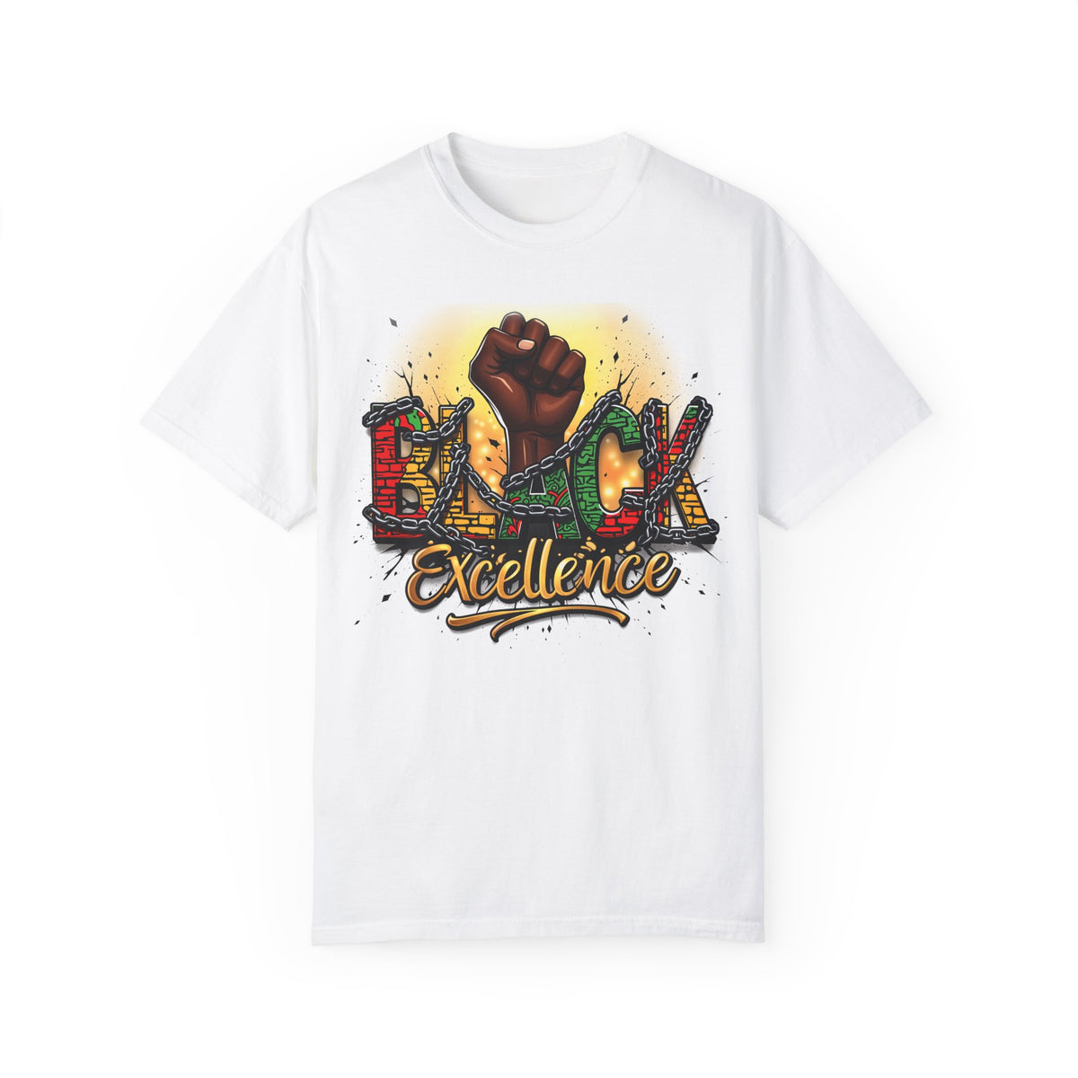 Black Excellence Unisex Garment-Dyed T-shirt - NGOWE STORE