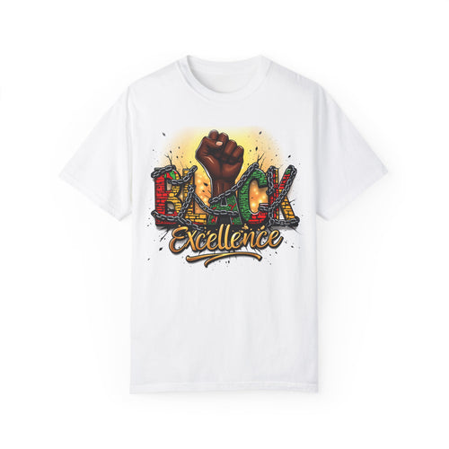 Black Excellence Unisex Garment-Dyed T-shirt - NGOWE STORE