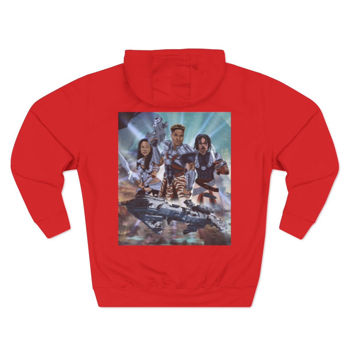 Fearless Warriors For Change Three-Panel Fleece Hoodie - NGOWE STORE