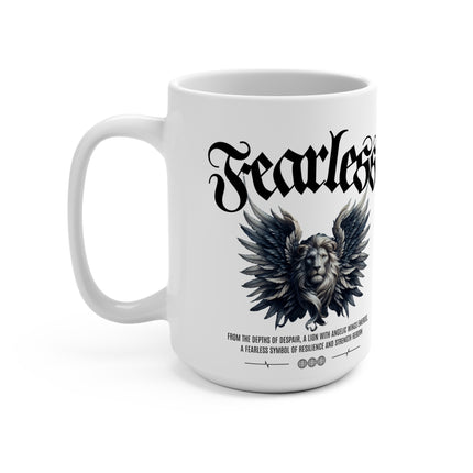 Fearless Lion Wings Mug 15oz - NGOWE STORE