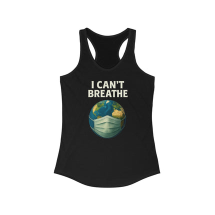 I Can't Breathe Women's Racerback Tank Top, Activism Tank, Everyday Wear, Comfort Wear, Gift for Protesters - NGOWE STORE