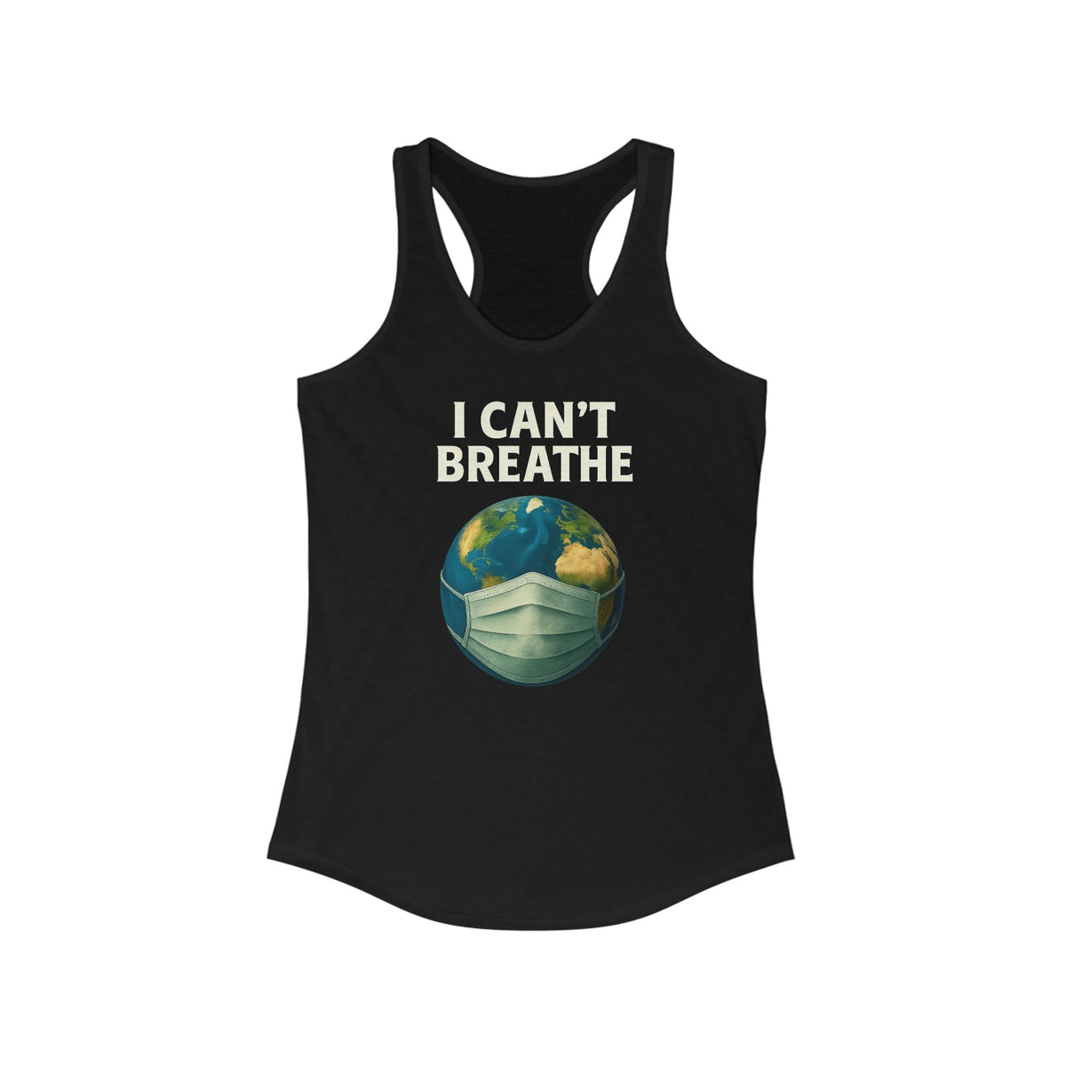 I Can't Breathe Women's Racerback Tank Top, Activism Tank, Everyday Wear, Comfort Wear, Gift for Protesters - NGOWE STORE